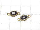 [Video] High Quality Sillimanite ,Cat's Eye AAA Bezel Setting Rose Cut 8x6mm [Both Side ] 18KGP 5pcs $19.99!