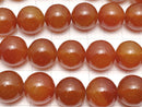 Carnelian AAA Round 16mm half or 1strand beads (aprx.15inch/36cm)