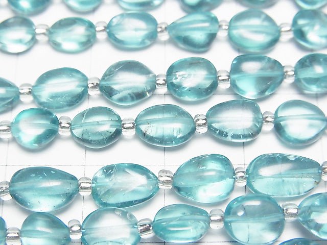 [Video]High Quality Apatite AAA Nugget 1strand beads (aprx.7inch/18cm)