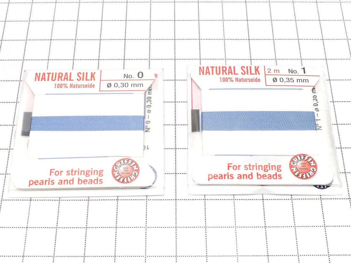 Griffin Cord (Silk Bead Cord Thread) [0.30mm-0.70mm] Blue 1pc
