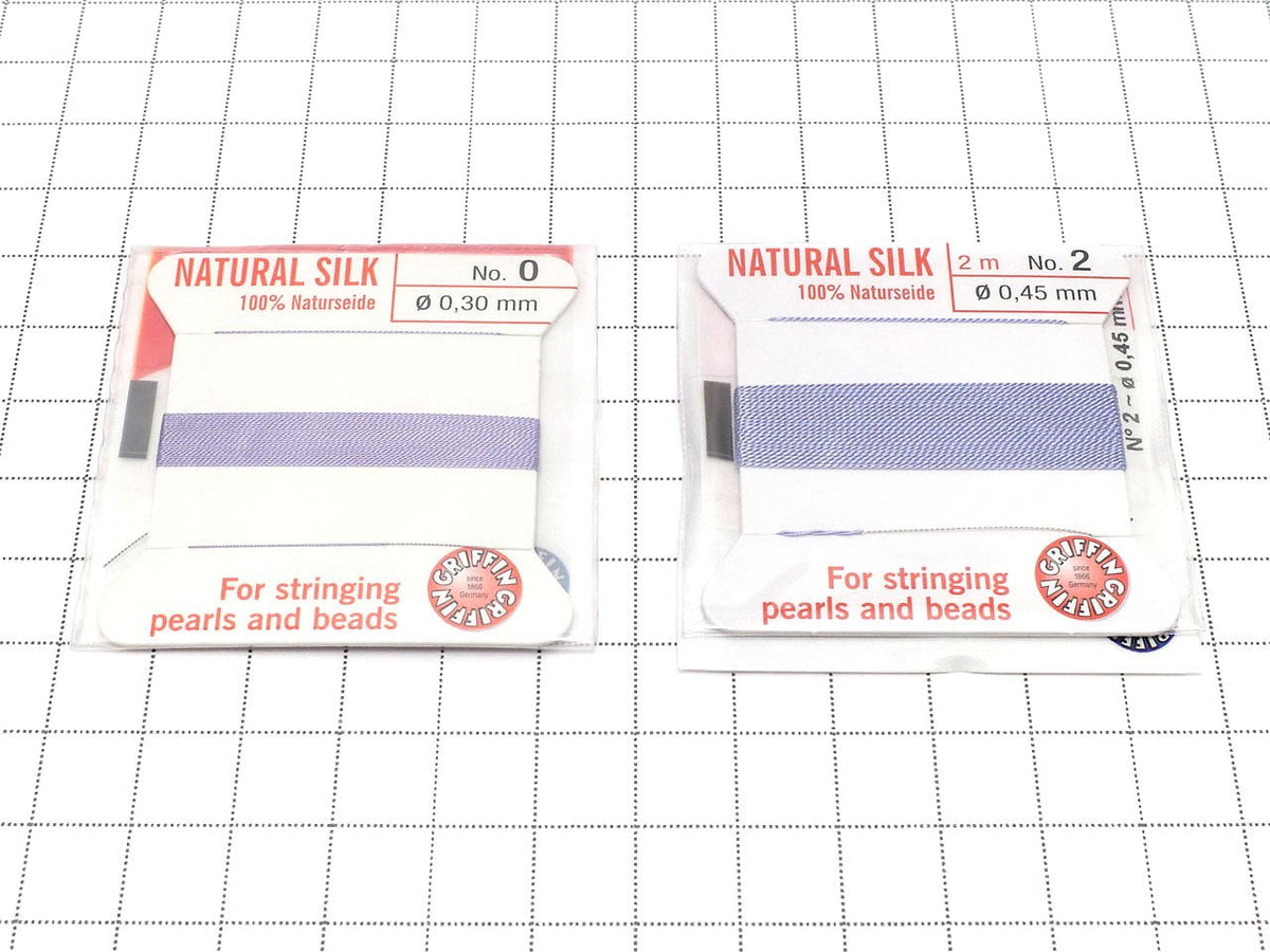 Griffin Cord (Silk Bead Cord Thread) [0.30mm-0.70mm] Lilac 1pc