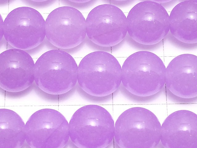 Purple color Jade Round 8mm 1strand beads (aprx.15inch/36cm)