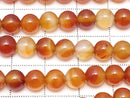 Mix Carnelian Round 6mm 1strand beads (aprx.14inch / 35cm)