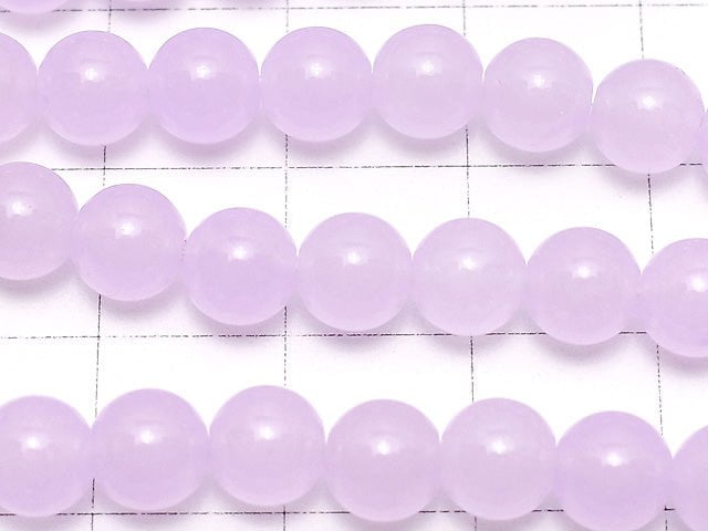 Light purple Jade Round 6mm 1strand beads (aprx.15inch / 38cm)