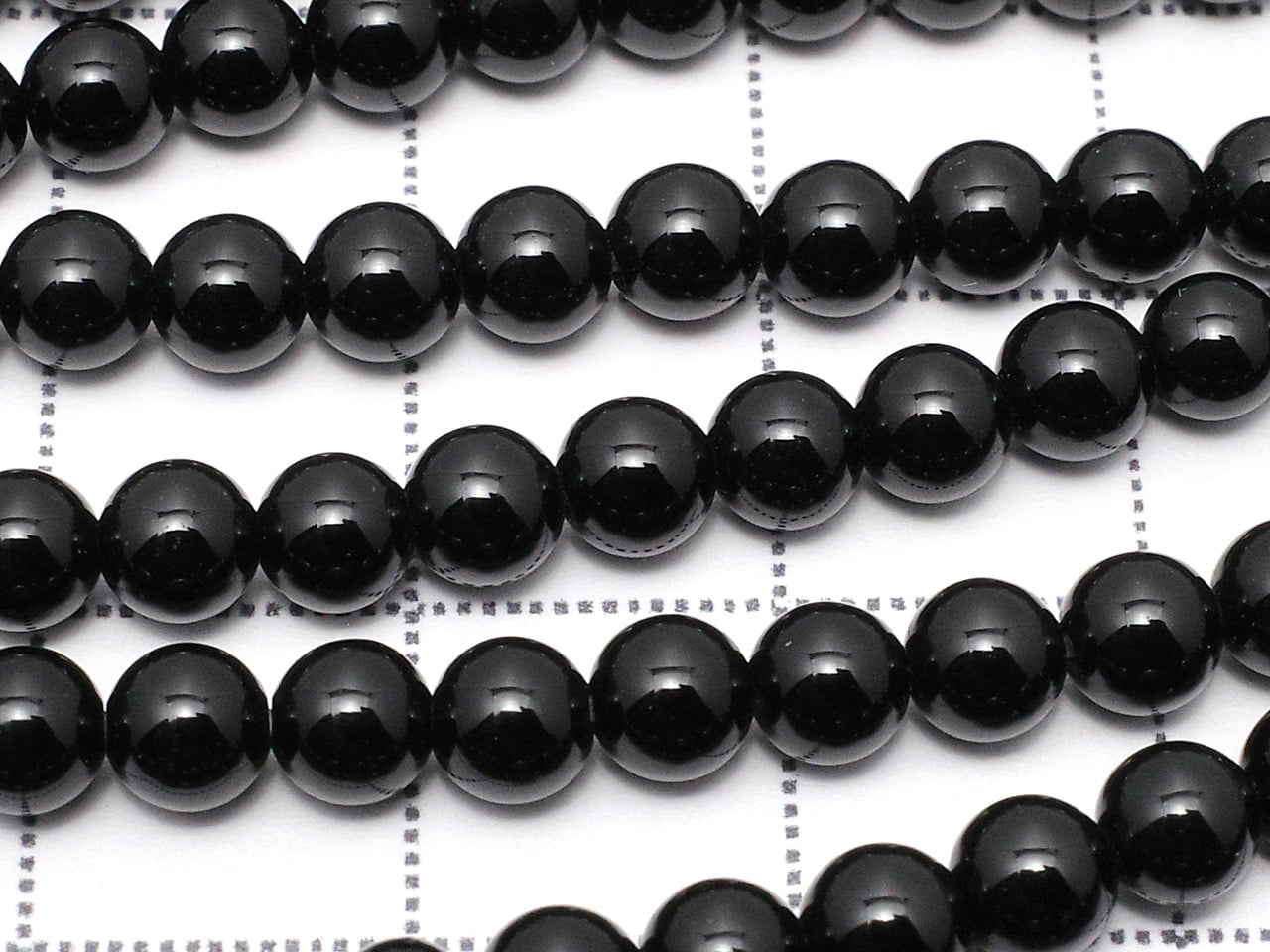 [Vidéo]En solde ! Perles rondes Onyx 4mm 1 fil (env. 15inch/36cm)