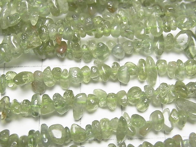 1strand $3.79! Green Apatite AA + Chips (Small Nugget) 1strand beads (aprx.15inch / 38cm)