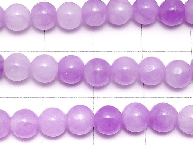 Purple Jade Round 6mm NO.2 1strand beads (aprx.15inch / 37cm)