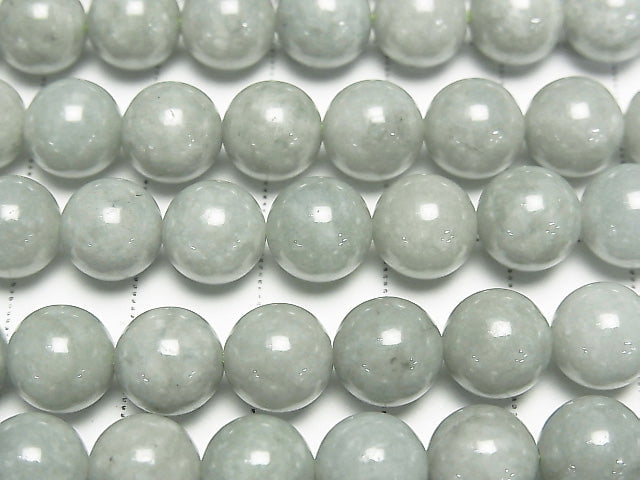 [Video] Burmese Jadeite AA++ Round 8mm half or 1strand beads (aprx.15inch/37cm)