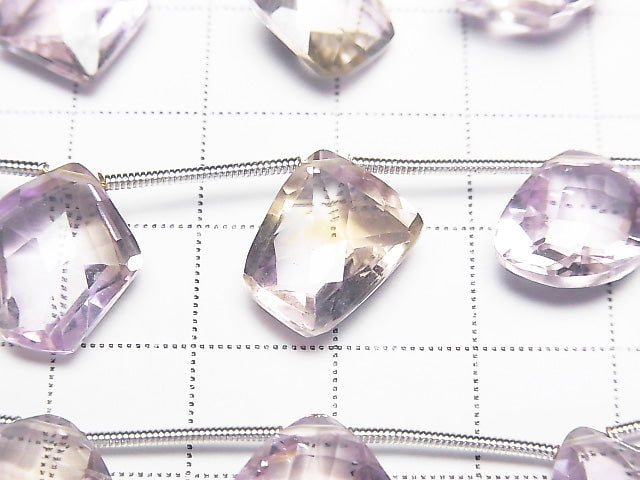 [Video]High Quality Amethyst xCitrine AAA- Fancy Shape Faceted half or 1strand (8pcs)