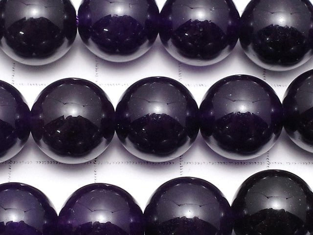 Dark Purple Color Jade Round 10mm 1strand beads (aprx.15inch / 36cm)