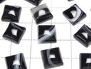 [Video] Striped Onyx AAA Square Cabochon 10x10mm 5pcs