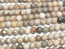 [Video] Fossil Coral  Round 4mm 1strand beads (aprx.15inch/38cm)
