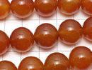 Carnelian AAA Round 14mm half or 1strand beads (aprx.14inch/36cm)