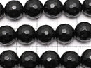 [Video] Onyx  128Faceted Round 10mm 1strand beads (aprx.15inch/38cm)