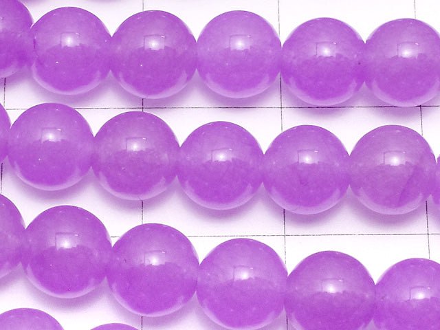 Purple Color Jade Round 6mm 1strand beads (aprx.15inch / 36cm)