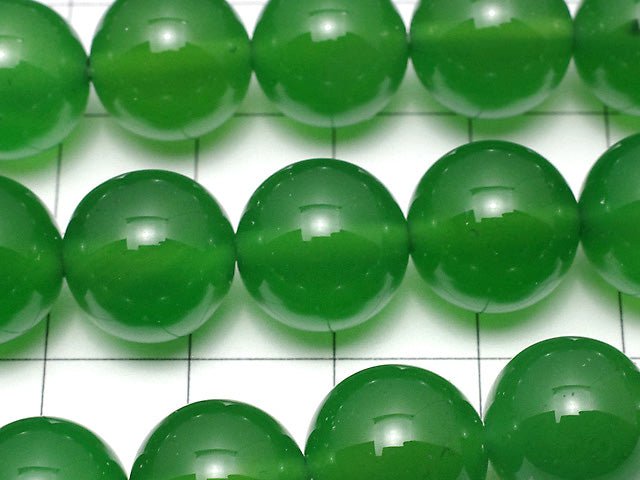 Green Onyx AAA Round 12mm half or 1strand beads (aprx.15inch / 36cm)