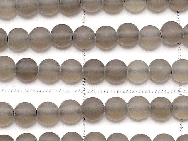 Frost Smoky Quartz AAA Round 2mm 1strand beads (aprx.15inch/38cm)