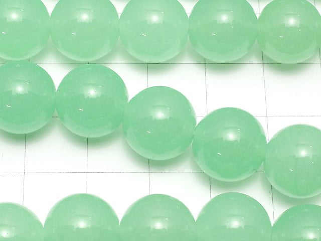 Pastel Green Jade Round 12mm 1strand beads (aprx.15inch / 37cm)