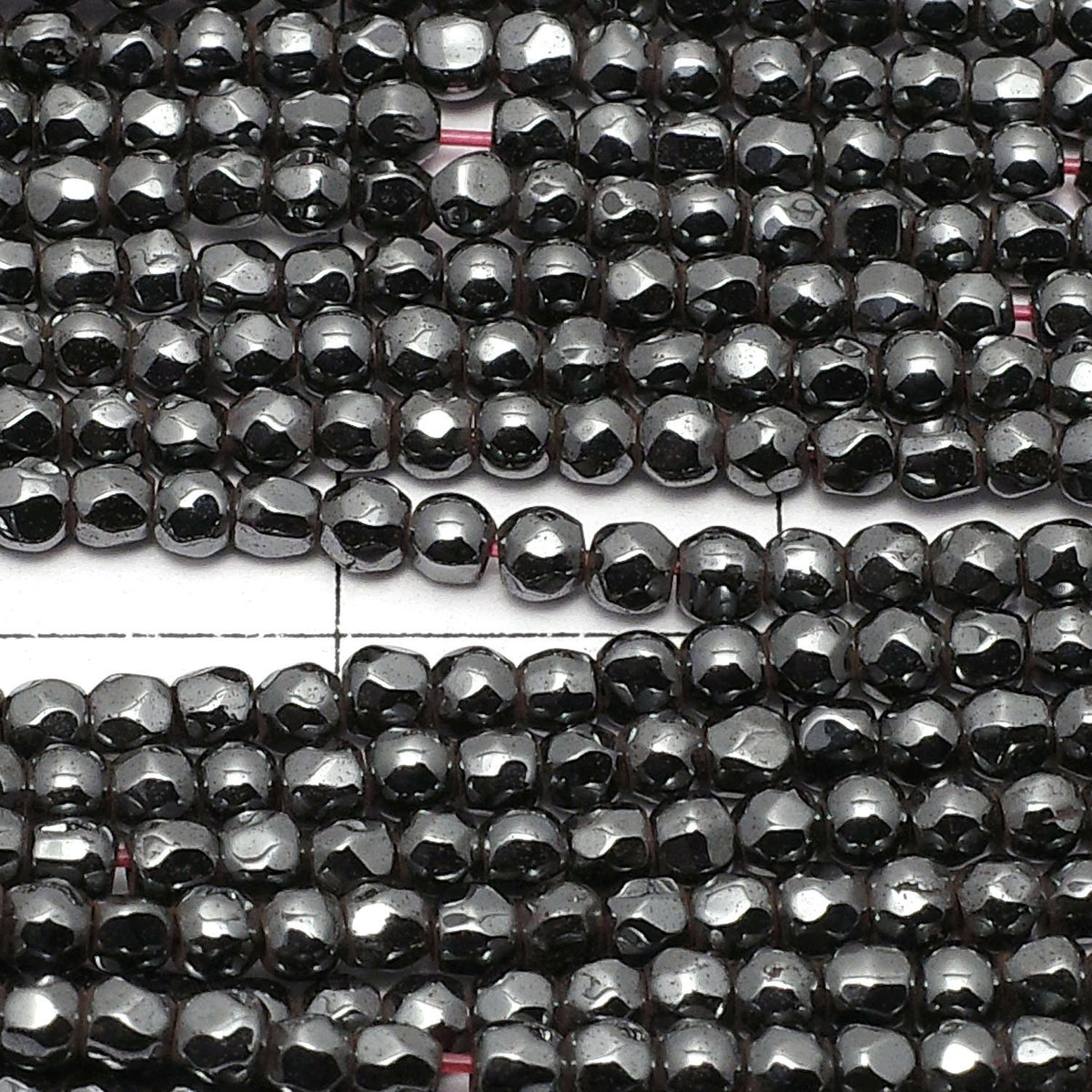 Magnetic! Hematite Faceted Round 2mm 1strand beads (aprx.15inch/37cm)