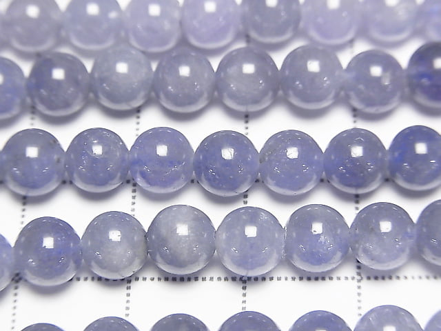 [Video] Tanzanite AAA- Round 6mm 1/4 or 1strand beads (aprx.15inch / 38cm)