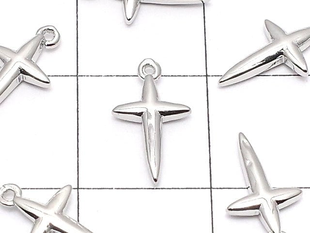 Metal Parts 11x6mm Cross Silver color 2pcs $1.79!