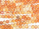 Mixed Carnelian Round 4mm 1strand beads (aprx.15inch/36cm)