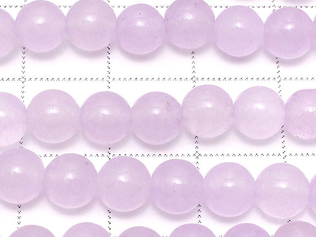 Light purple Jade Round 6mm 1strand beads (aprx.14inch / 35cm)