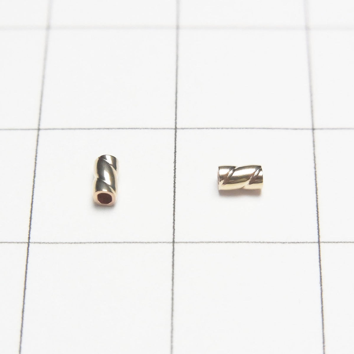 14KGFTube 3x2mm Twist 10pcs