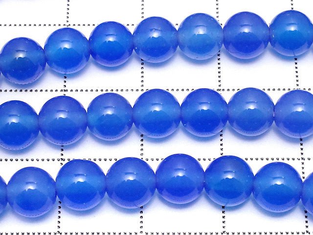 Blue agate AAA Round 6mm 1strand beads (aprx.14inch/35cm)