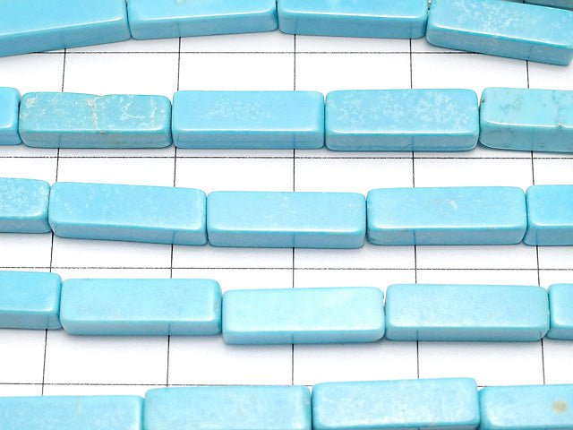 1strand $4.79! Magnesite Turquoise  4Faceted Faceted Tube 13x4x4mm 1strand beads (aprx.15inch/38cm)