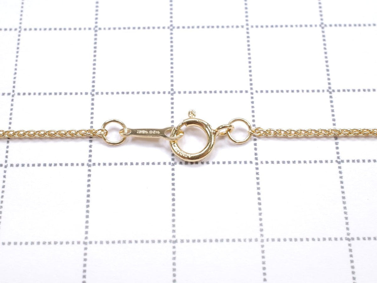 Chaîne en blé 14 carats 1,0 mm [40 cm][45 cm] Collier 1 pc