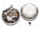 [Video] Kenya Sericho Pallasite Meteorite xMeteorite Pendant 32mm Silver925