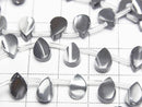 [Video] Mother of Pearl MOP Gray Pear shape 8x6mm 1strand beads (aprx.15inch / 38cm)