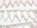 [Video] Rose Quartz AA++ Diamond Shape 1strand (12pcs)