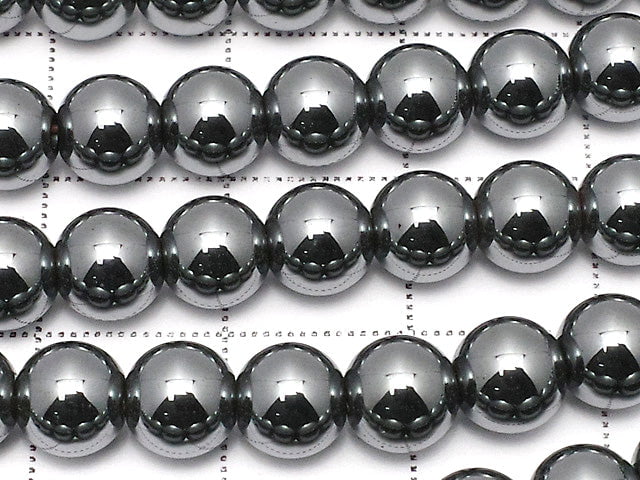 Hematite  Round 6mm 1strand beads (aprx.15inch/38cm)