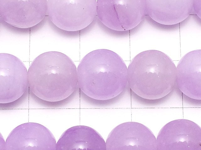 Purple Jade Round 10mm NO.2 1strand beads (aprx.15inch / 37cm)