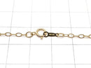 14KGF Flat Long Cable Chain 1.7mm [40cm][45cm][50cm] Necklace 1pc