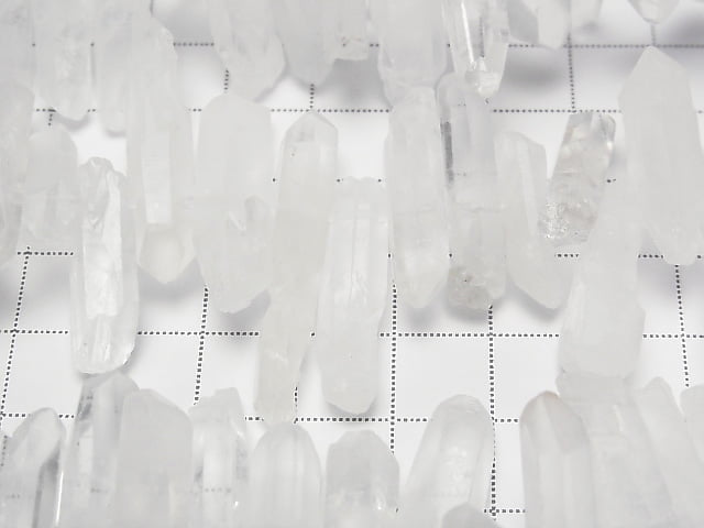 [Video] Crystal Natural Point Cut 1strand beads (aprx.15inch/37cm)