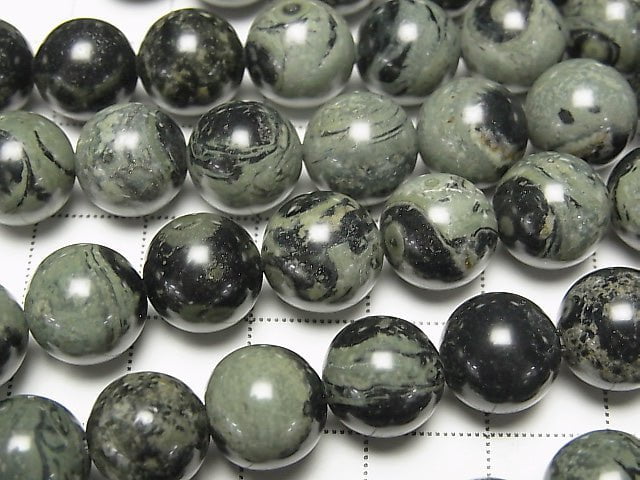[Video]Kambaba Jasper Round 10mm 1strand beads (aprx.15inch/36cm)