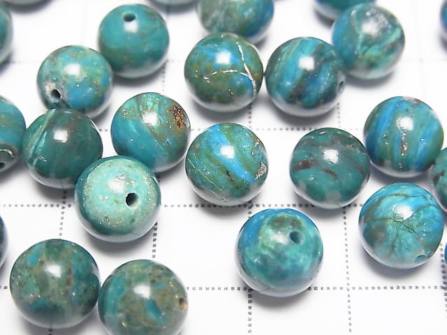 High Quality Peruvian Blue Opal AAA ++ Round 9mm 3pcs