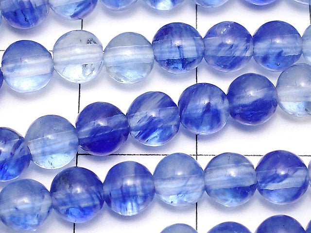 Blueberry Quartz Glass  Round 4mm 1strand beads (aprx.15inch/36cm)