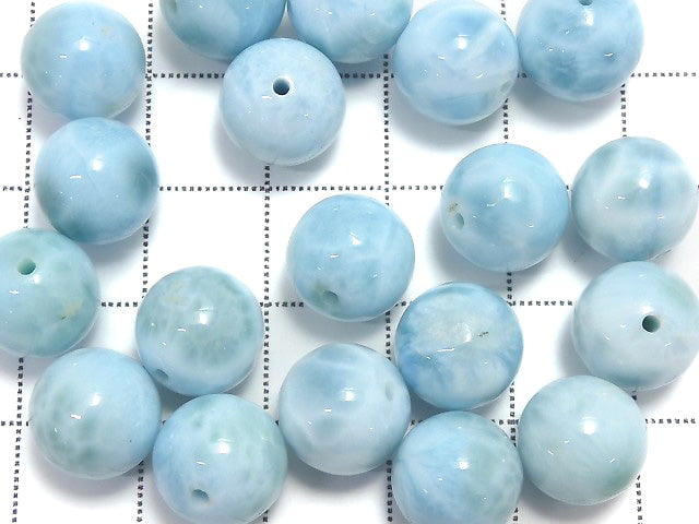 [Video] Larimar Pectolite AAA- Round 10mm 1pc