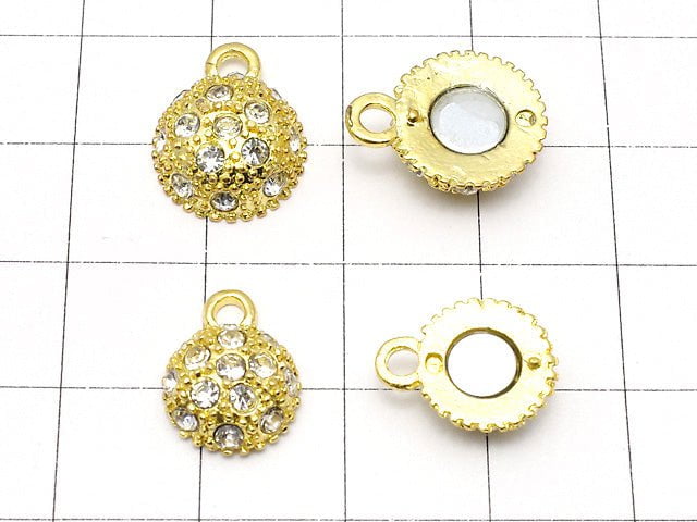 Metal Parts Rhinestone entering magnet clasp [10 mm] [12 mm] 2 pairs $2.79!