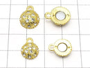 Metal Parts Rhinestone entering magnet clasp [10 mm] [12 mm] 2 pairs $2.79!