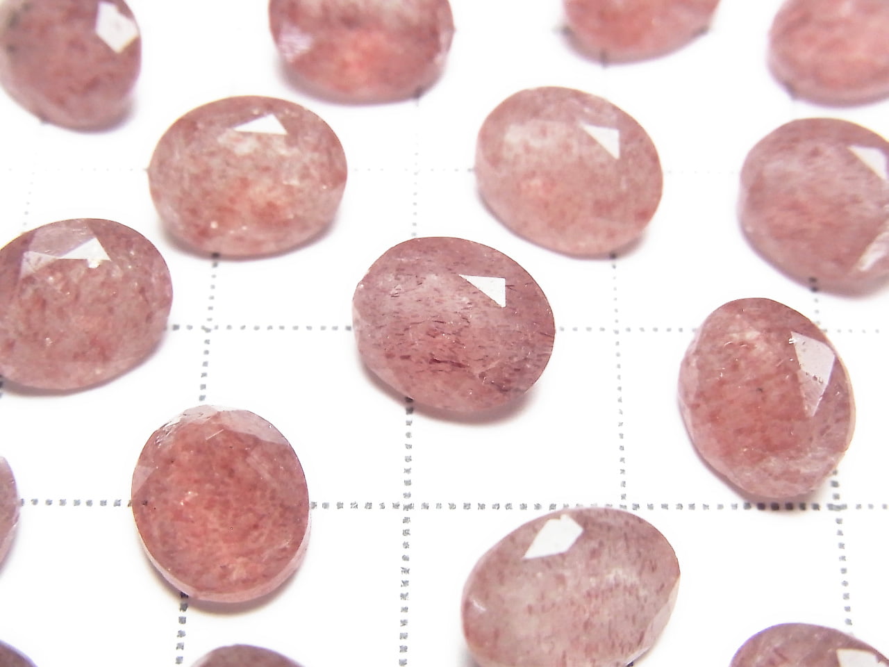 [影片] 高品質粉紅色符山石 AA++ 裸石 橢圓刻面 10x8mm 3件