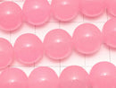 Pink Jade Round 12mm 1strand beads (aprx.15inch / 38cm)