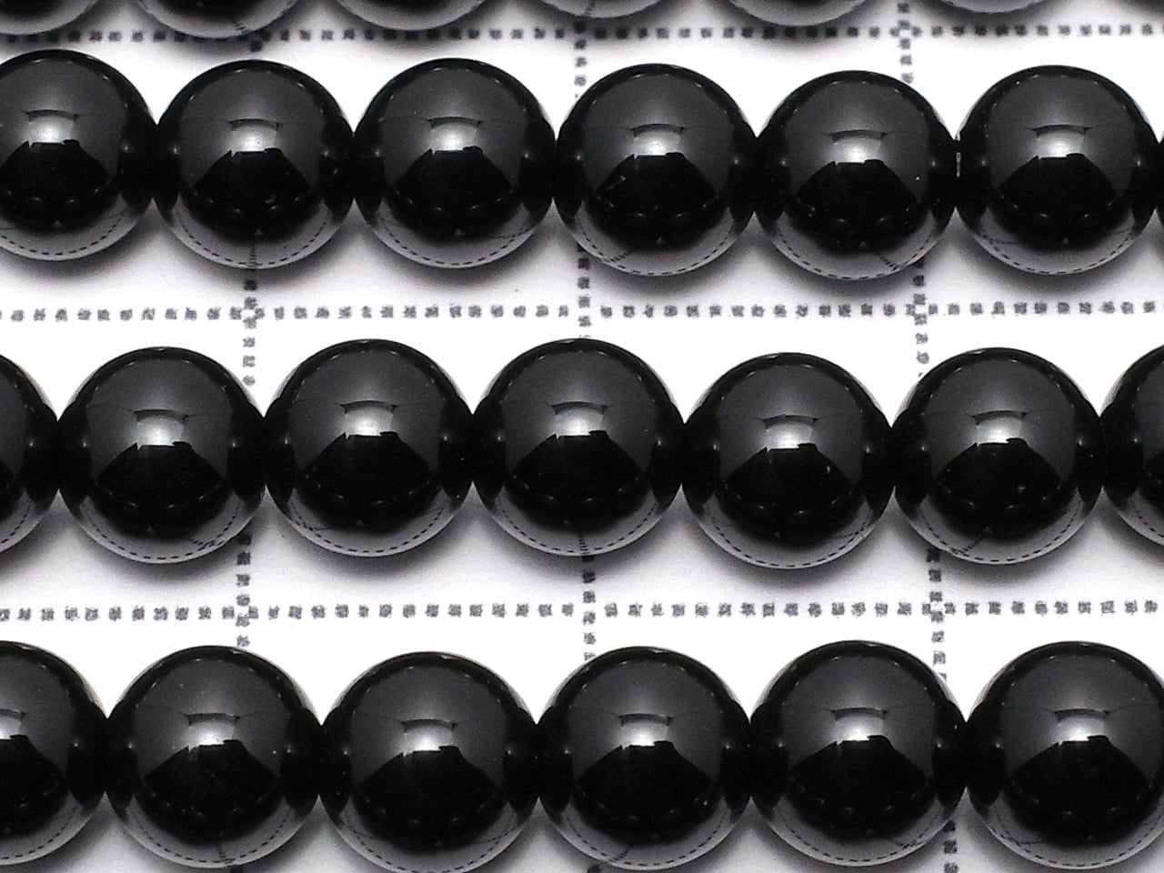 [Vidéo]En solde ! Perles rondes en Onyx 6mm 1fil (environ 15 pouces/36 cm)