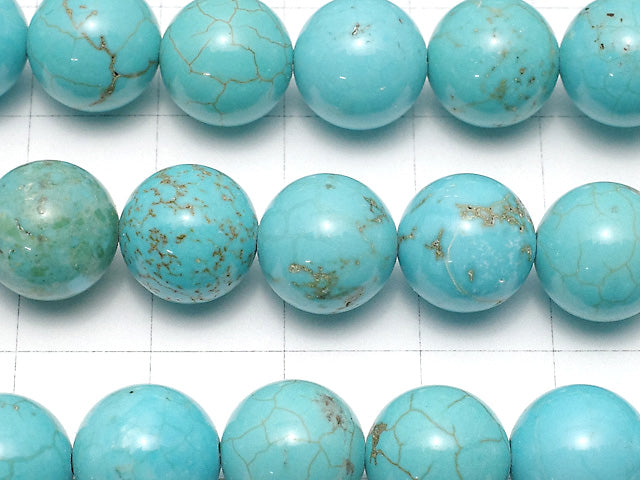 Magnesite Turquoise  Round 10mm 1strand beads (aprx.15inch/36cm)