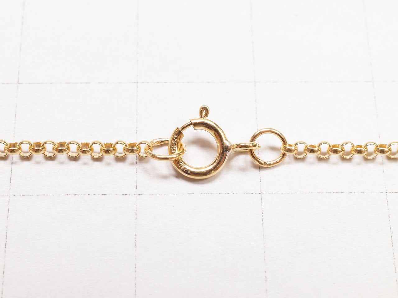 14KGF Rolo Kette 1.4mm [40cm][45cm][50cm][60cm][75cm] Halskette 1 Stück