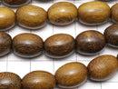 Wood Beads  Rice 15x10x10mm 1strand beads (aprx.15inch/38cm)